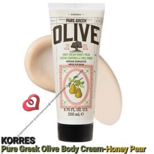 KORRES Pure Greek Olive Body Cream In Honey Pear